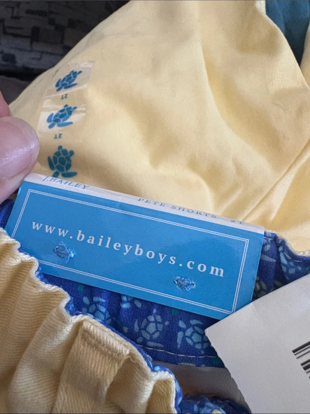 Toddler Shorts in Soft Yellow J. Bailey 2T